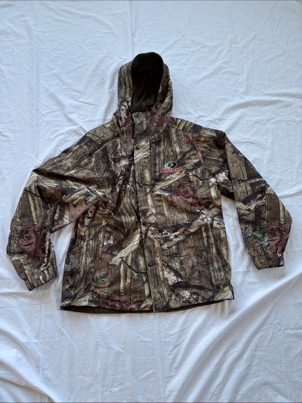 Mossy Oak Break-Up Infinity Camo Hunting Jacket with Scent Control Mens Medium